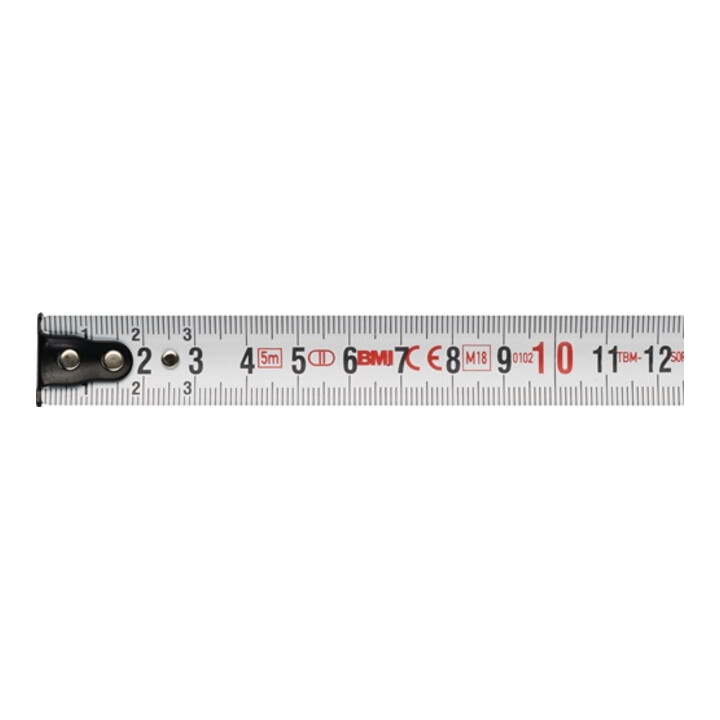 BMI Taschenrollbandmaß chrom L.3m Band-B.13mm mm/cm EG II Ku.Automatic