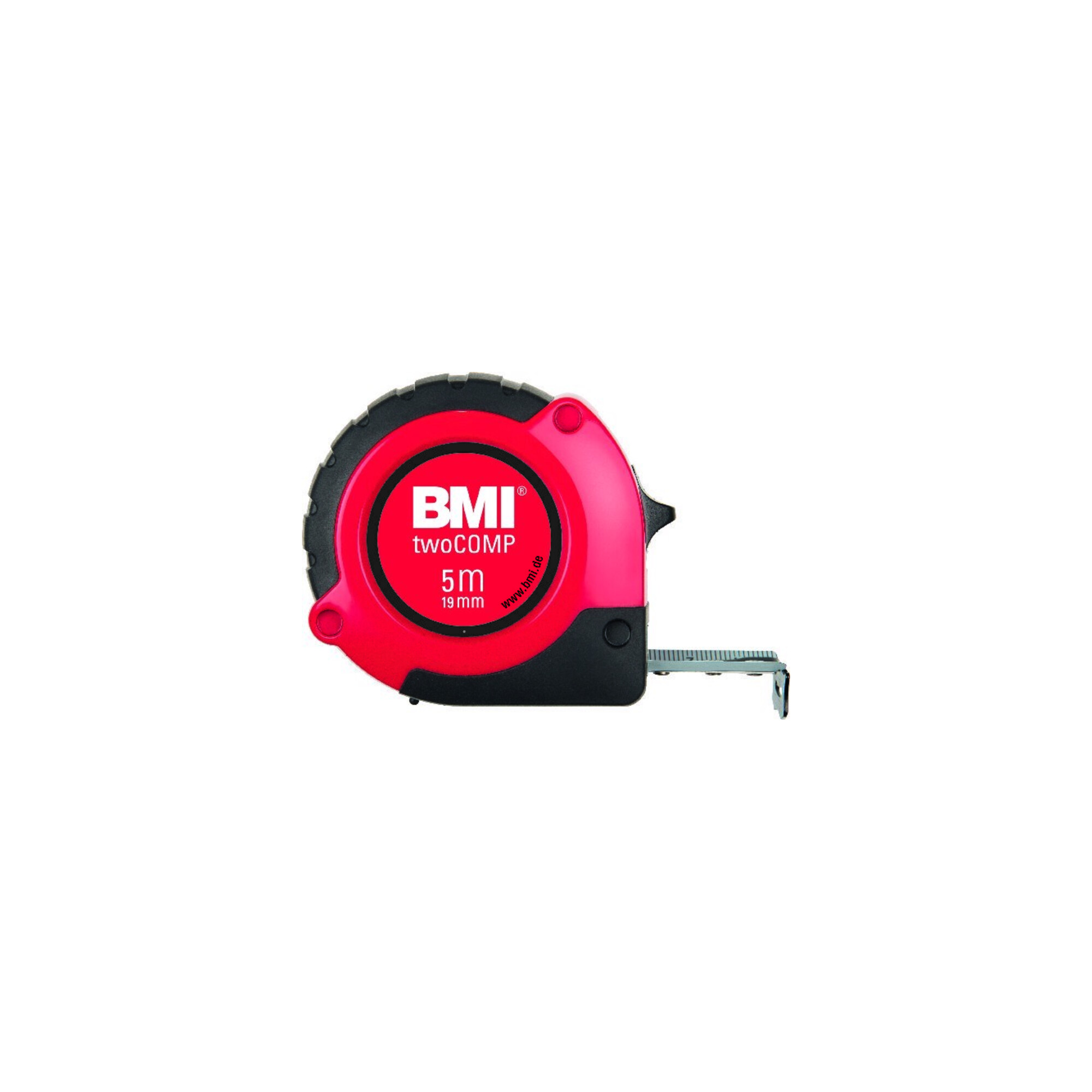 BMI Taschenrollbandmaß twoComp L.3m Band-B.16mm mm/cm EG II ABS Automatic SB