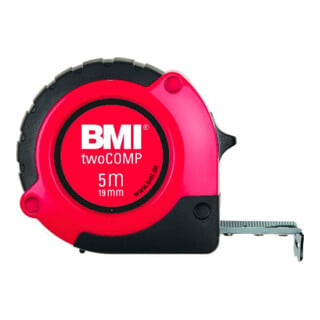 BMI Taschenrollbandmaß twoComp L.8m Band-B.25mm mm/cm EG II ABS Automatic SB