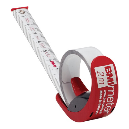 BMI Taschenmaßband twoCom 3 m Rollmeter Taschenbandmaß Rollmaßband Bandb 16 mm 