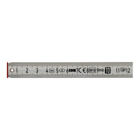 16 mm BMI Taschenmaßband twoCom 3 m Rollmeter Taschenbandmaß Rollmaßband Bandb 