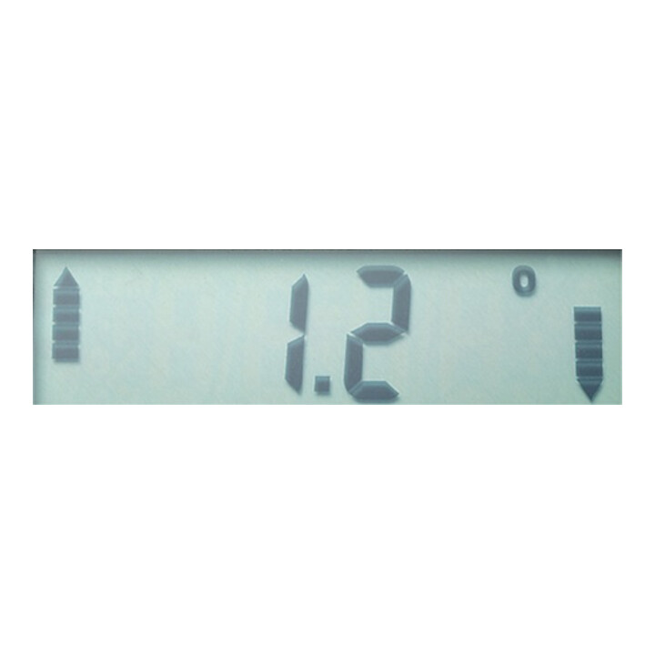 BMI Wasserwaage Incli Tronic plus 80cm Alu.silber ± 0,05Grad-0,1Grad