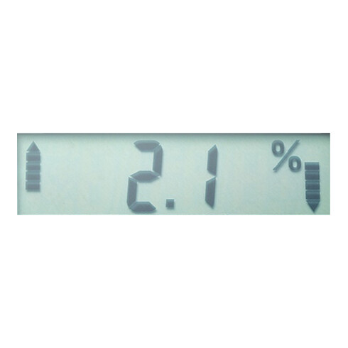 BMI Wasserwaage Incli Tronic plus 80cm Alu.silber ± 0,05Grad-0,1Grad