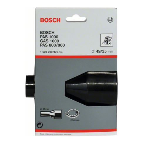 Bosch Bocchetta di riduzione per aspirapolvere 49mm