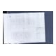 Böck Housses de protection pour plans 900x1280mm fermeture glissière 2 côtés transparentes
