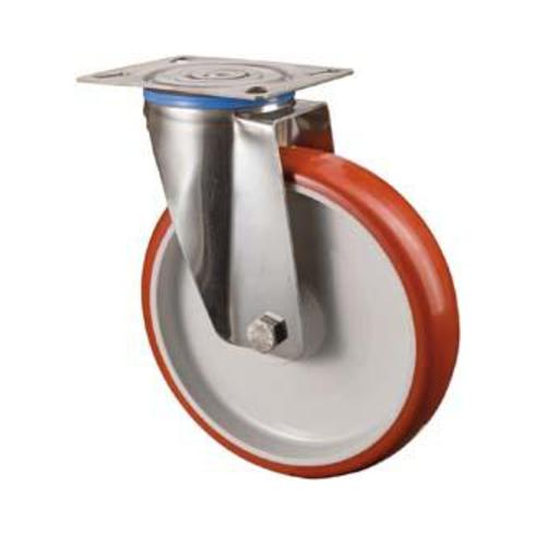 Bockr. Polyure./EdelstahlRad-d 125 mm 150Kg Tragf.