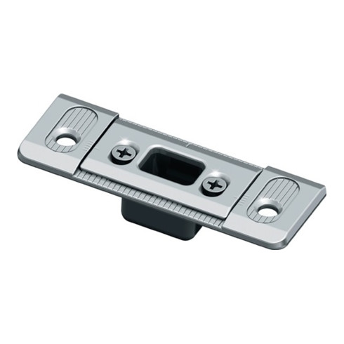 Fuhr Bodenschließteil für Rundstange 10mm verstellbar +/-2mm