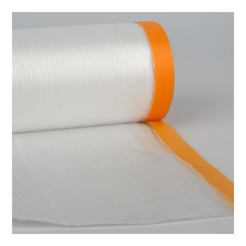 Böck Abdeckfolie Masker Tape mit Klebeband 110cm x 25m