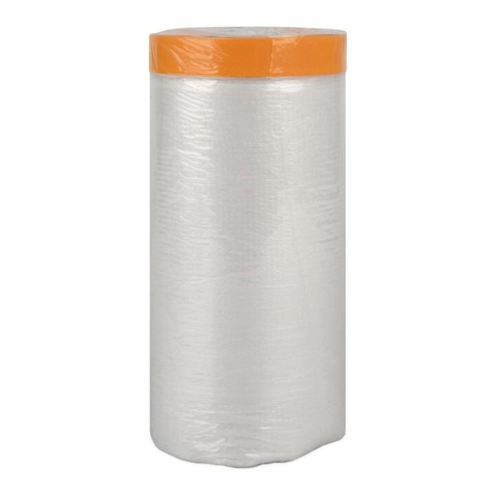 Böck Abdeckfolie Masker Tape mit Klebeband 240cm x 25m