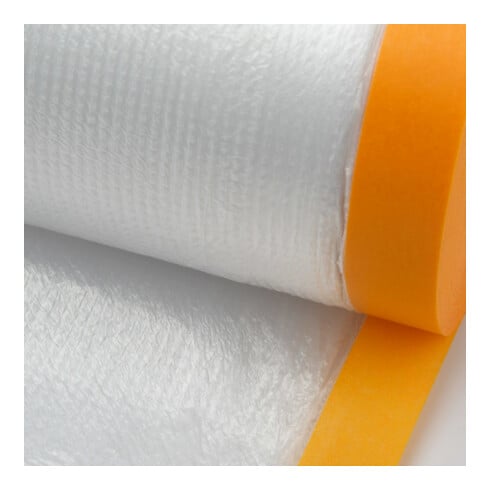 Böck Abdeckfolie Masker Tape mit Klebeband 240cm x 25m