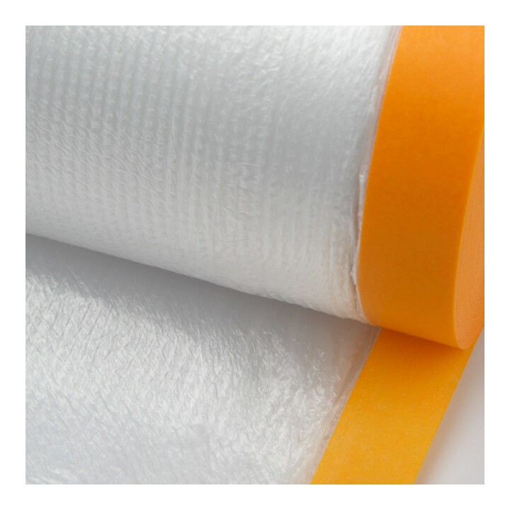 Böck Abdeckfolie Masker Tape mit Klebeband 240cm x 25m