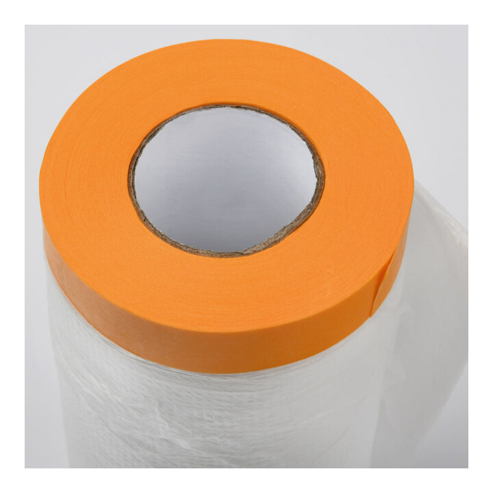 Böck Abdeckfolie Masker Tape mit Klebeband 240cm x 25m