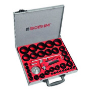 Boehm Ring-Stanzwerkzeug-Satz komplett im Behälter, Stanzbereich: 2-60mm
