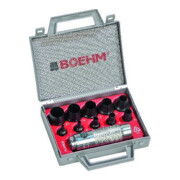 BOEHM Set di fustelle con teste intercambiabili in valigetta, Campo di taglio: 3-20 mm