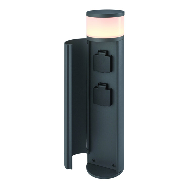 Böhmer LED-Licht/Energie-Poller 3000K IP54 anth 74022