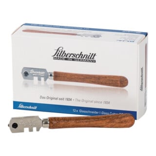 BOHLE Coupe-verre inox avec manche en bois