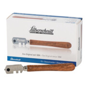 BOHLE Coupe-verre inox avec manche en bois