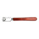 BOHLE Coupe-verre lame argentée avec manche en bois SB-1