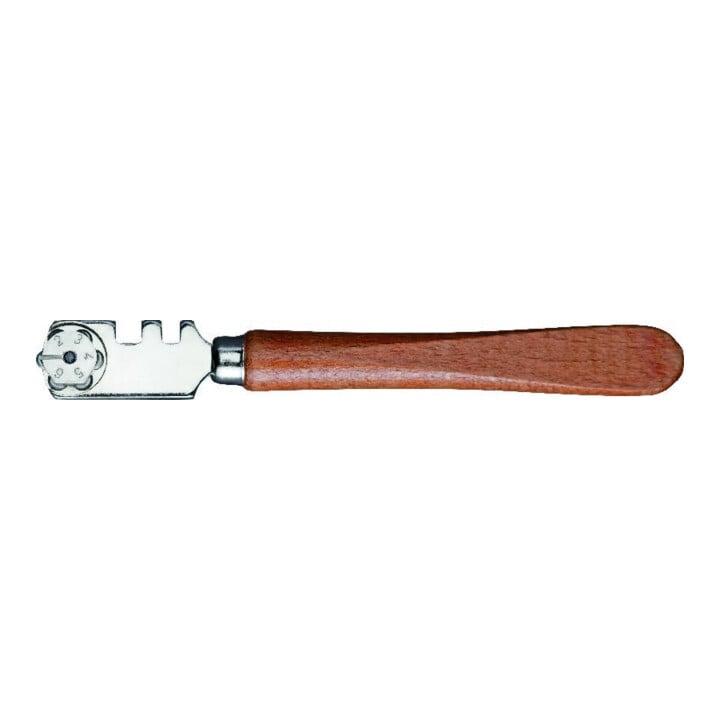 BOHLE Glasschneider Edelstahl mit Holzheft