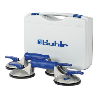 Bohle Saugheberset blue line Trgf.60kg Kopf-D. 120mm 2 Köpfe Alu