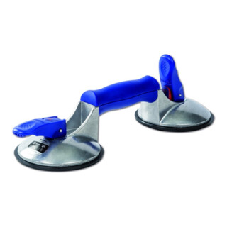 BOHLE Ventouse avec indicateur 50kg avec tête double en plastique