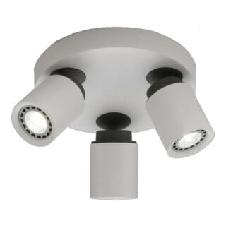 Böhmer Projecteur LED à poser 3xGU10 blanc/anthracite 42528