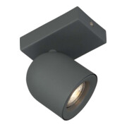 Böhmer Spot plafond 1xGU10 structure gris 42001-1