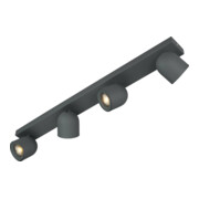 Böhmer Spot plafond 4xGU10 structure gris 42004-1