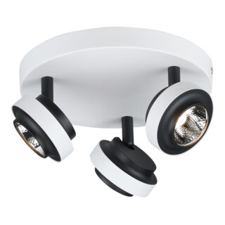 Böhmer Spot plafond structure blanc/anthracite 44456