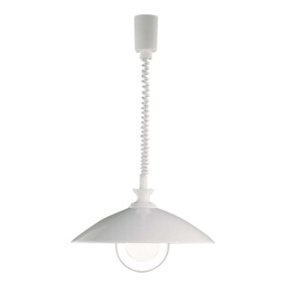 Böhmer Suspension à tirage G95 100W E27 11066 blanc