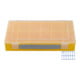 Boîte à assortiment PP CLASSIC, 12 compartiments 225x335x55 mm, jaune, avec poignée de transport-1