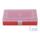 Boîte à assortiment PP COMPACT, 8 compartiments 170x250x46 mm, rouge-1