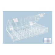 Boîte à assortiment PS CLASSIC, 24 compartiment 225x335x55 mm, transparent-1