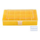 Boîte à assortiment PS COMPACT, 12 compartiment 170x250x46 mm, jaune-1