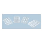Boîte à assortiment PS MINI, 6 compartiment 120x210x36 mm, transparent-4