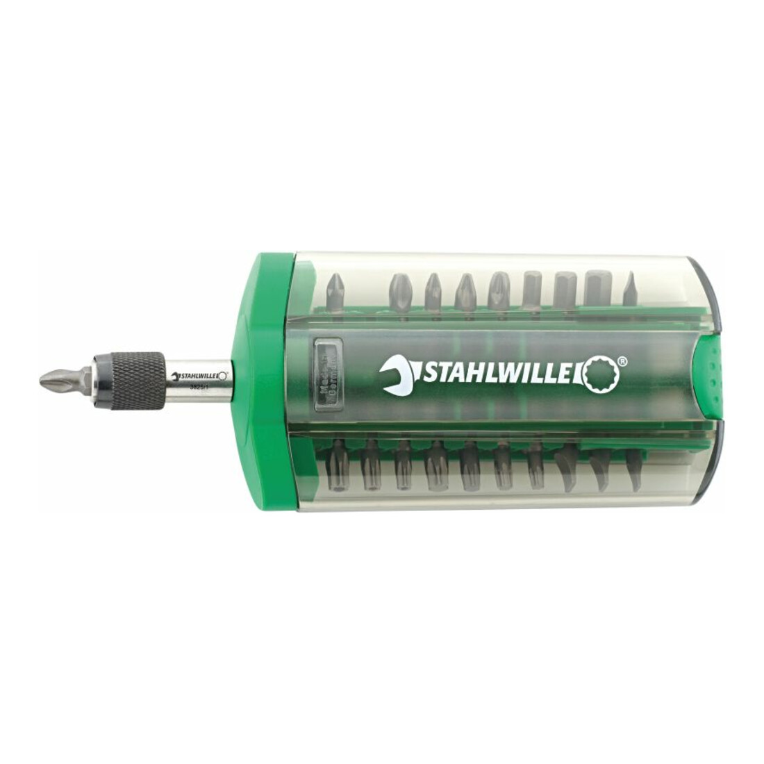 Boîte à embouts en acier 21 pcs. 222 g