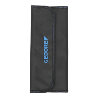 Boîte à enroulement Gedore pour 12x outils de vissage noir/bleu