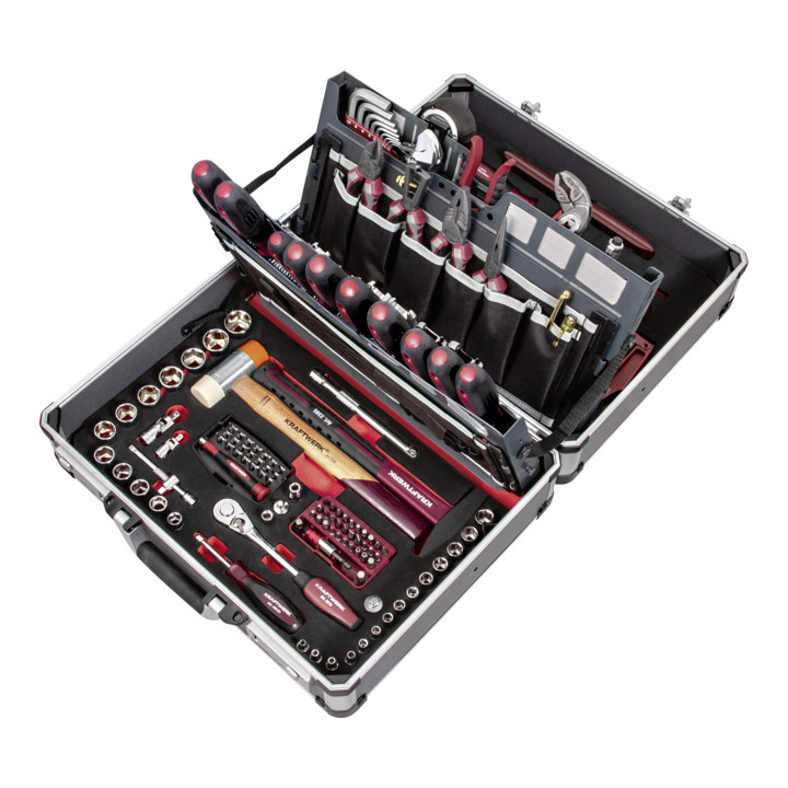 Boîte à outils de service, ERGO+HIGHTECH, 154 pcs. Kraftwerk
