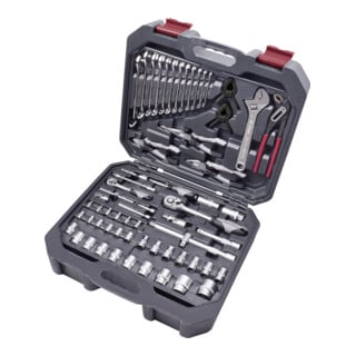 Boîte à outils Kraftwerk, Basic, 1/4"+1/2", 266 pièces.