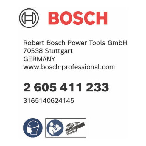 Boîte à poussière et filtre Bosch pour GEX 125-150 AVE Professional GEX 125-150 AVE