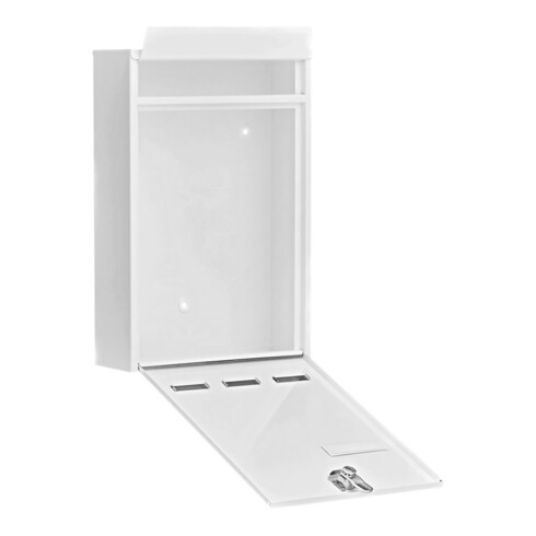 Boîte aux lettres Burg-Wächter Cologne H.315mm B.215mm T.75mm blanc STA DIN C4