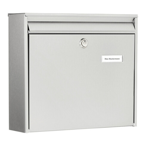 Boîte aux lettres Burg-Wächter en acier inoxydable Borkum 3877 Ni