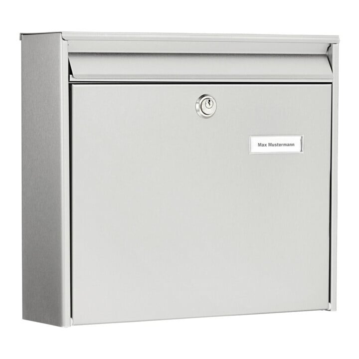 Boîte aux lettres Burg-Wächter en acier inoxydable Borkum 3877 Ni