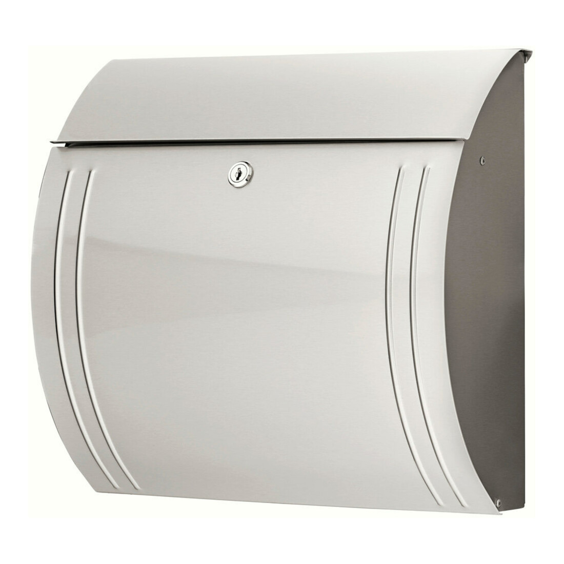 Boîte aux lettres Burg-Wächter en acier inoxydable Modena 3857 Ni
