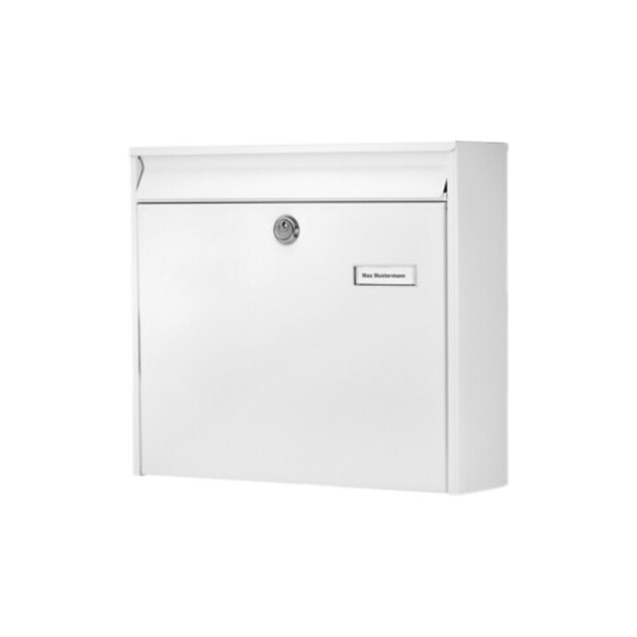 Boîte aux lettres Burg-Wächter Potsdam H.322mm B.362mm T.100mm blanc STA DIN C4