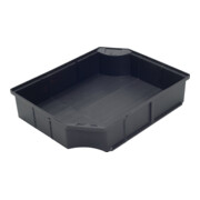 Boîte compartimentable 346 x 273 x 80 mm PP anthracite adapté à 600 x 400 mm LA--1