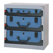 Boîte d'assortiment coffre-fort l.416xP.256xH.434mm, 3compartiments verrouillage-1