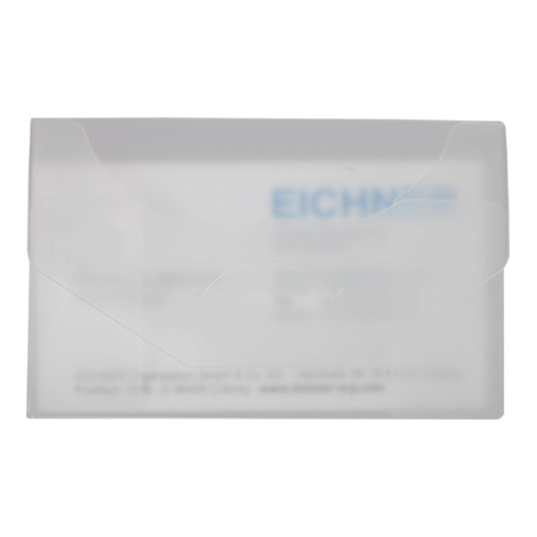 Boîte de cartes de visite Eichner PP transparente 93x59x5 mm