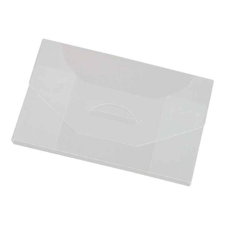 Boîte de cartes de visite Eichner PP transparente 93x59x5 mm