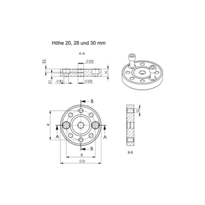 Boîte de comptage AMF 146ET-30 STA ktg. 30mm